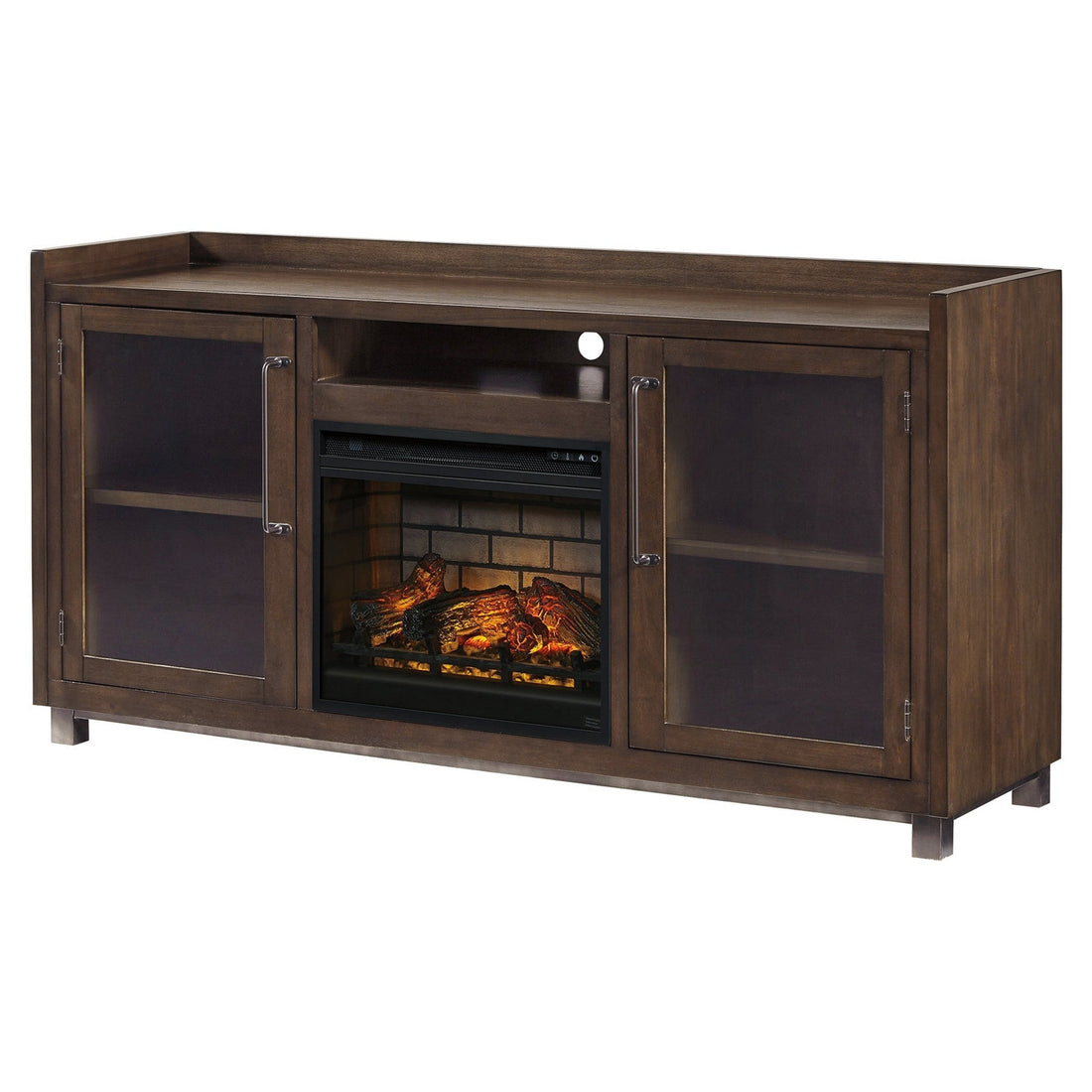 Starmore 70&quot; TV Stand with Electric Fireplace Ash-W633W5