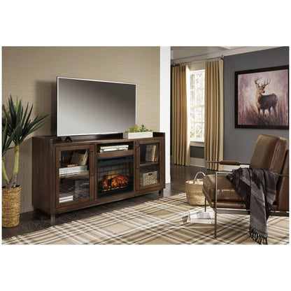 Starmore 70&quot; TV Stand with Electric Fireplace Ash-W633W5