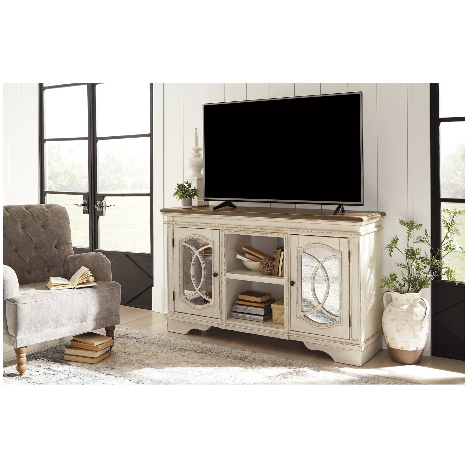 Realyn 62&quot; TV Stand Ash-W743-48