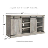 Carynhurst 60" TV Stand Ash-W755-48