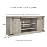 Carynhurst 70" TV Stand Ash-W755-68
