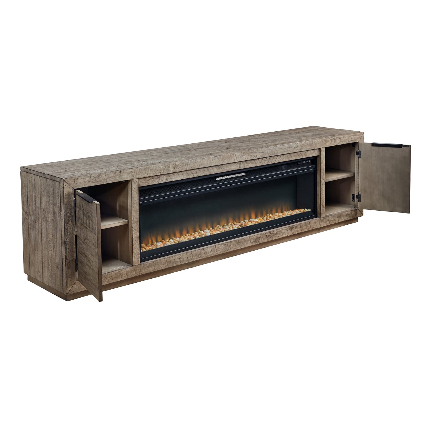 Krystanza TV Stand with Electric Fireplace Ash-W760W1