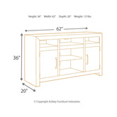 Sommerford 62" TV Stand Ash-W775-48