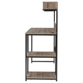Daylicrew Home Office Desk and Hutch Ash-Z1510259