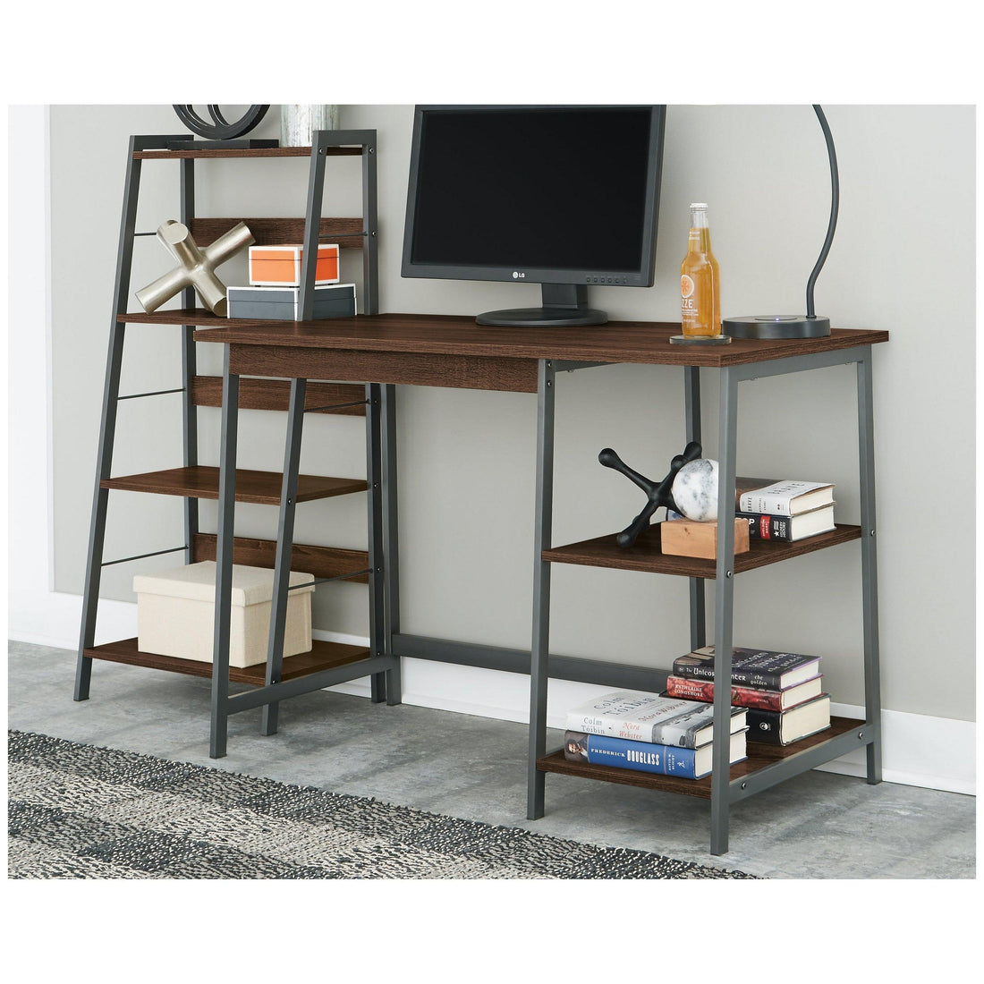 Soho Home Office Desk with Shelf Ash-Z1710162