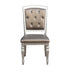 \SIDE CHAIR, PEARL SILVER P/U, BUTTON BACK 5477NS