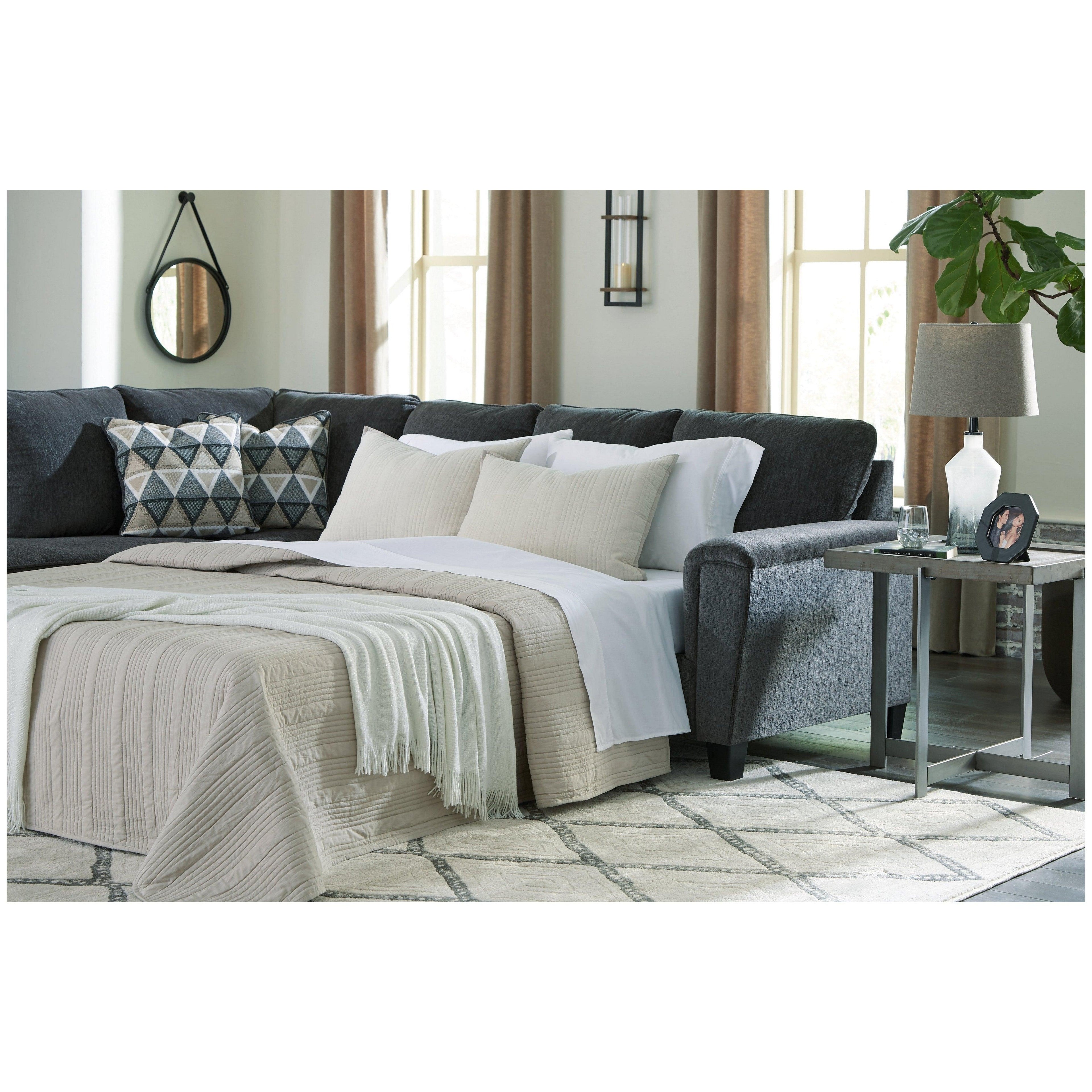Abinger 2-Piece Sleeper Sectional with Chaise - Ash-83905S3 - Underkut