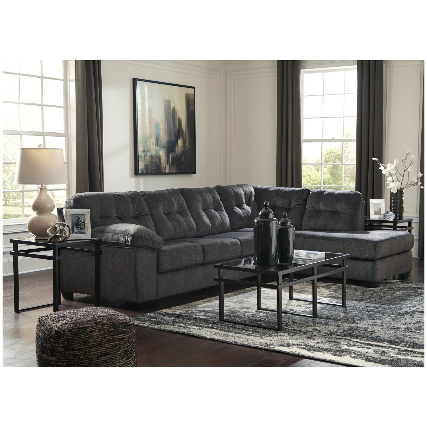 Accrington 2-Piece Sectional with Chaise - Ash-70509S3 - Underkut