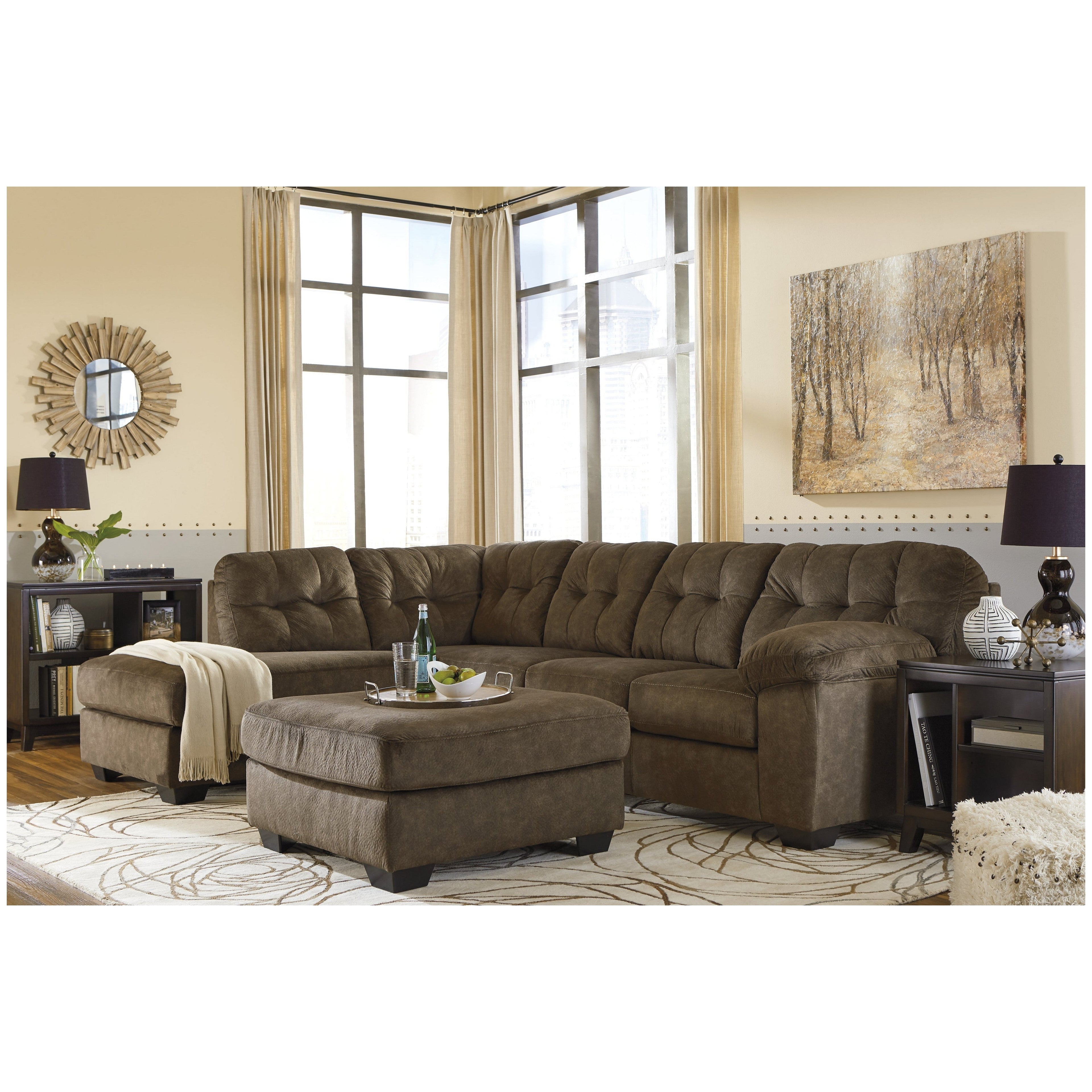 Accrington 2-Piece Sectional with Chaise - Ash-70508S1 - Underkut