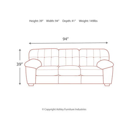 Accrington Sofa - Ash-7050938 - Underkut
