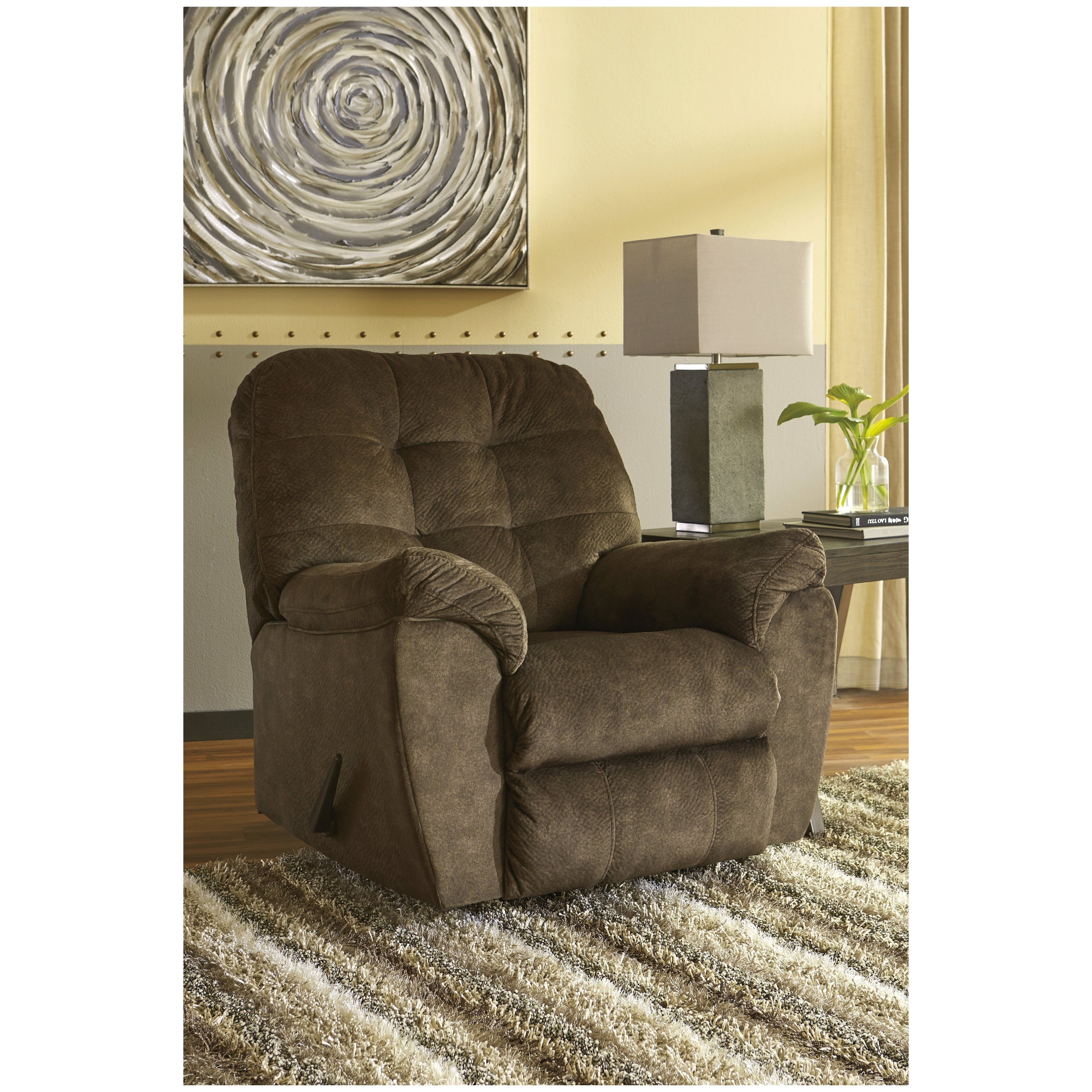 Accrington Sofa and Loveseat with Recliner - Ash-70508U5 - Underkut