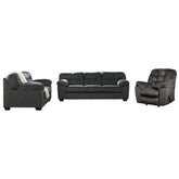 Accrington Sofa and Loveseat with Recliner - Ash-70509U4 - Underkut