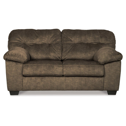 Accrington Sofa and Loveseat with Recliner - Ash-70508U5 - Underkut
