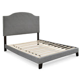 Adelloni Upholstered Bed - Ash-B080-181 - Underkut