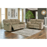 Alphons Reclining Sofa and Loveseat - Ash-28202U1 - Underkut