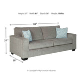 Altari Queen Sofa Sleeper - Ash-8721439 - Underkut