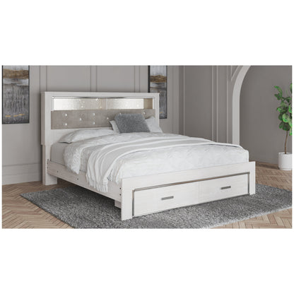Altyra Upholstered Bookcase Bed with Storage - Ash-B2640B30 - Underkut