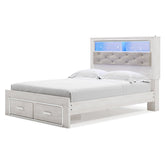 Altyra Upholstered Bookcase Bed with Storage - Ash-B2640B19 - Underkut