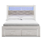 Altyra Upholstered Bookcase Bed with Storage - Ash-B2640B19 - Underkut
