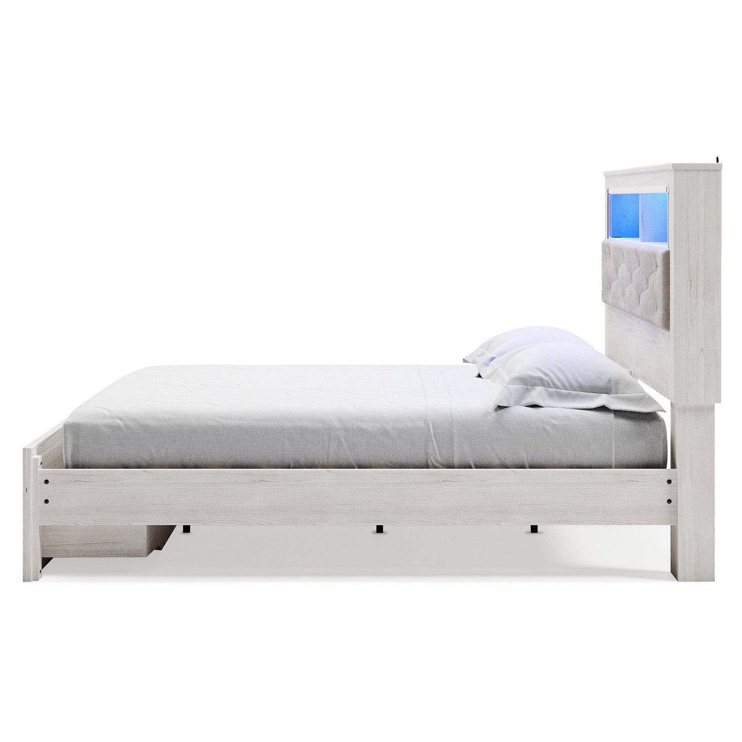 Altyra Upholstered Bookcase Bed with Storage - Ash-B2640B30 - Underkut