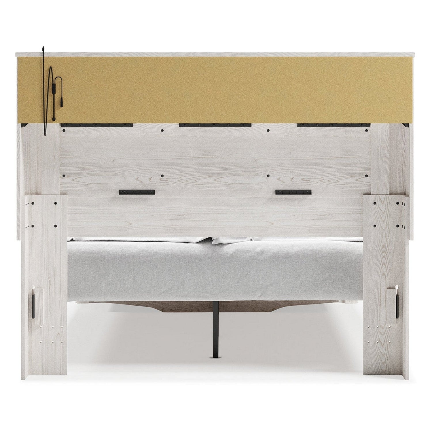 Altyra Upholstered Bookcase Bed with Storage - Ash-B2640B19 - Underkut