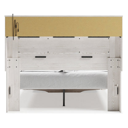 Altyra Upholstered Bookcase Bed with Storage - Ash-B2640B19 - Underkut