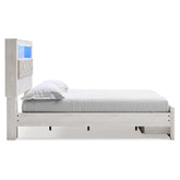 Altyra Upholstered Bookcase Bed with Storage - Ash-B2640B19 - Underkut