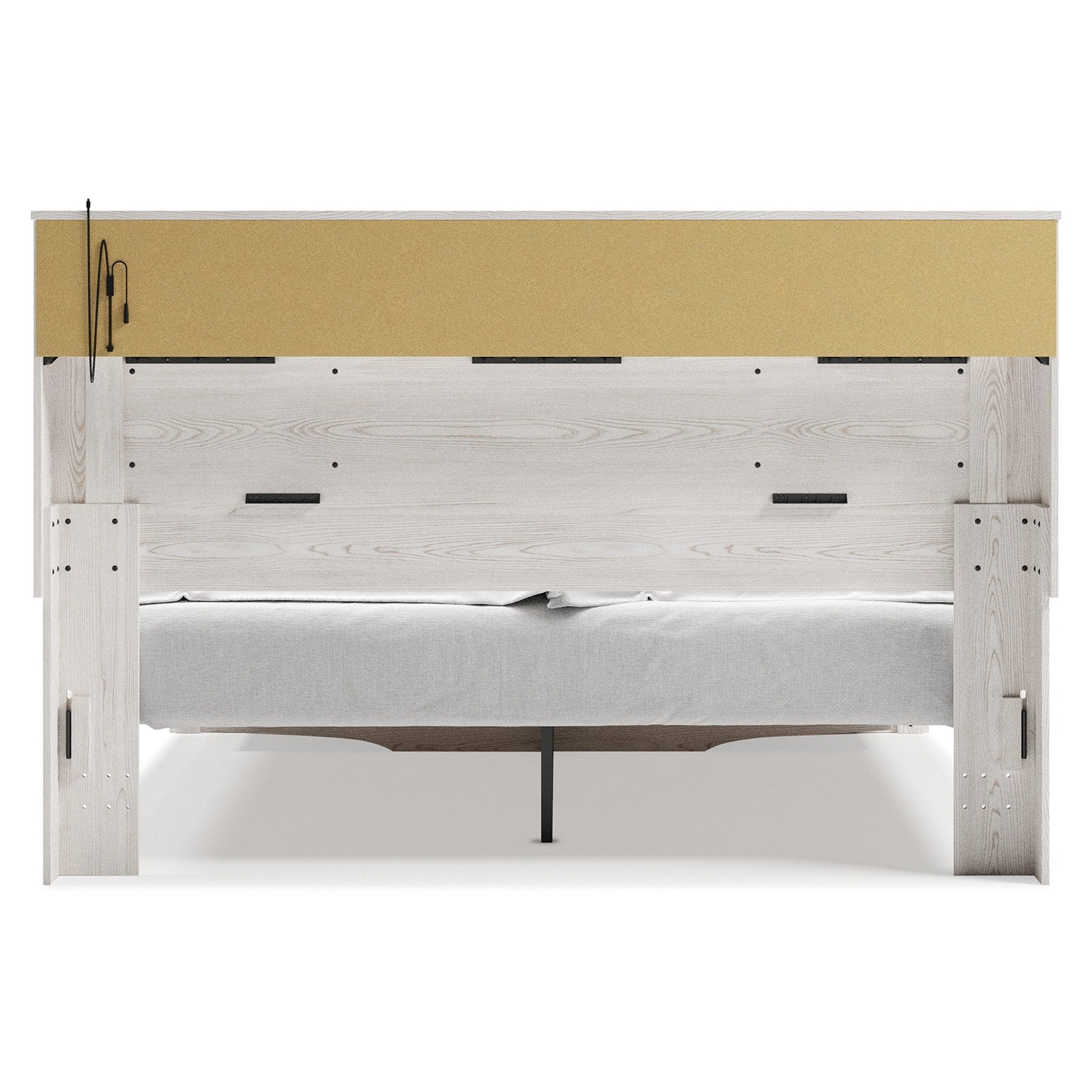 Altyra Upholstered Bookcase Bed with Storage - Ash-B2640B30 - Underkut