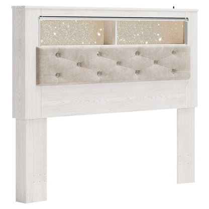 Altyra Upholstered Panel Bookcase Headboard - Ash-B2640-65 - Underkut