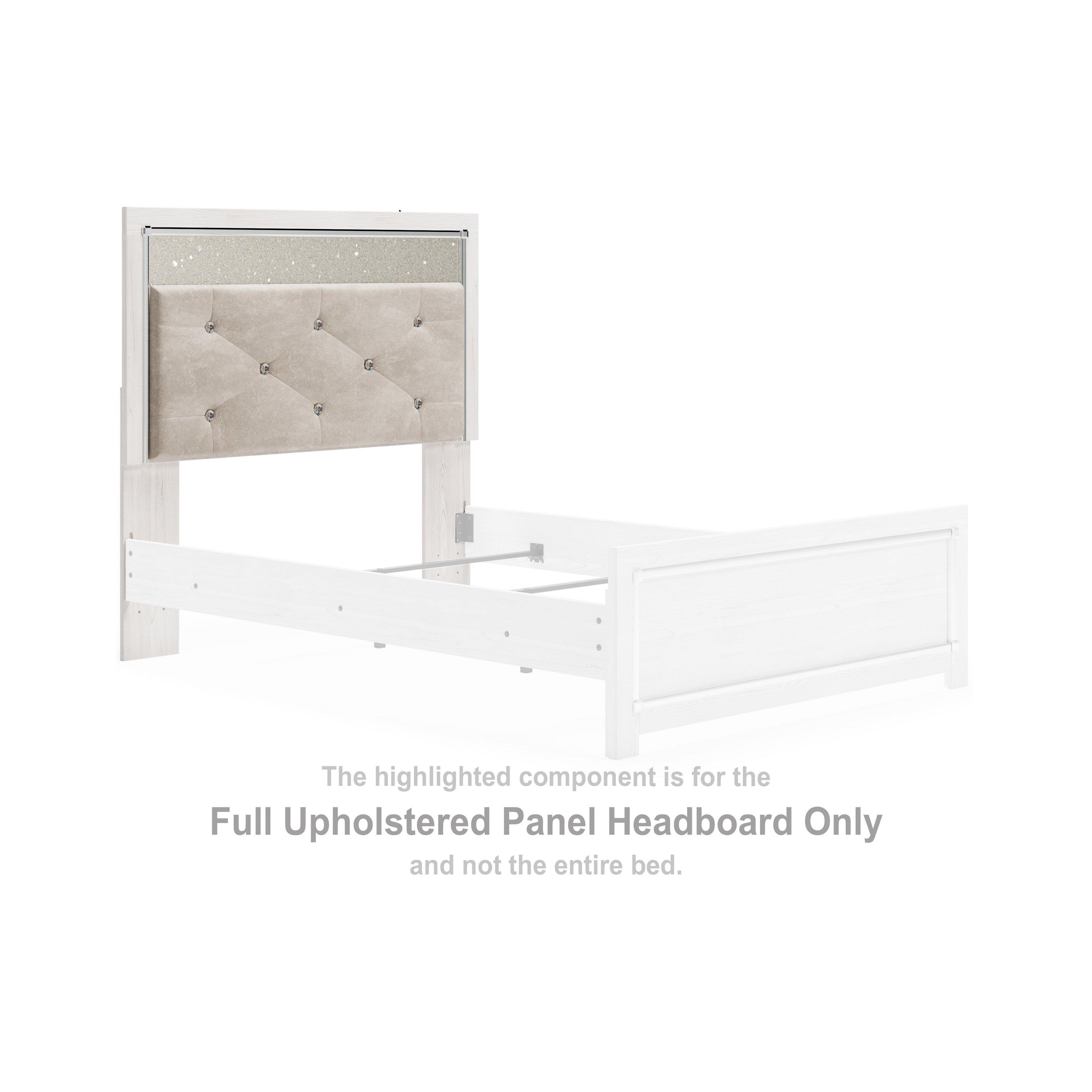 Altyra Upholstered Panel Headboard - Ash-B2640-87 - Underkut