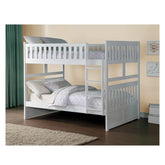 (3) FULL/FULL BUNK BED, WHITE B2053FFW-1*