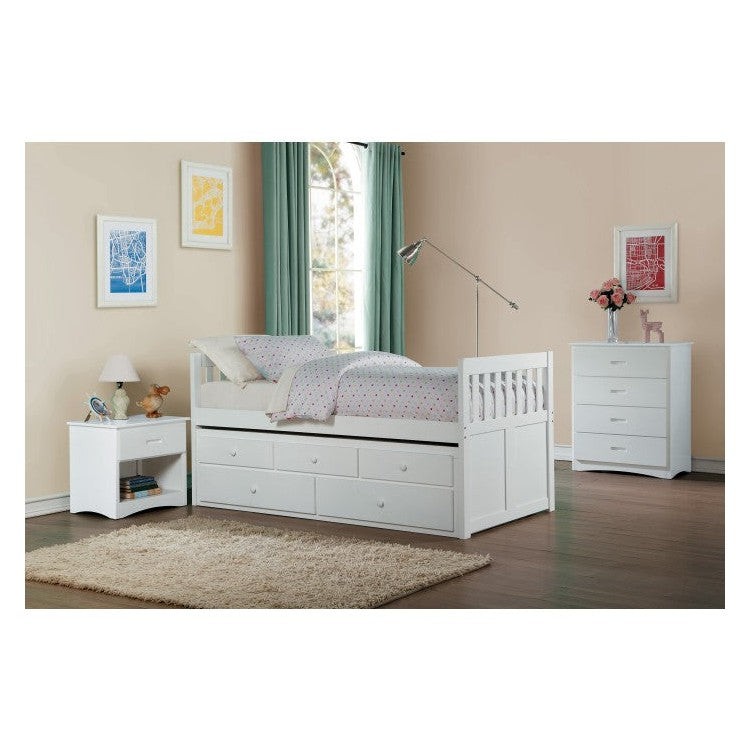 CHEST, 4 DRAWERS B2053W-9