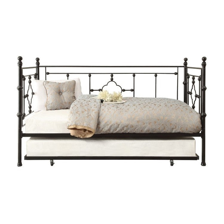 DAYBED W/TRUNDLE, BLK 4968BK-NT