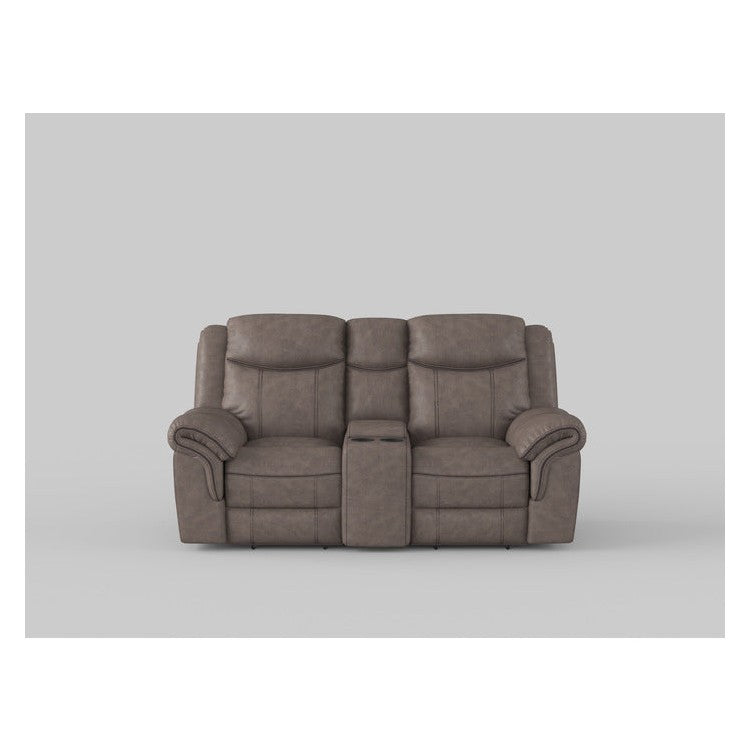 D. GLDR RCLNR LOVE SEAT W/CONSOLE &amp; RECEPTACLES 8206NF-2