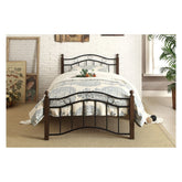 TWIN METAL PLATFORM BED 2020TBK-1