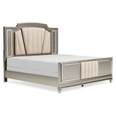 Chevanna Upholstered Panel Bed Ash-B744B3