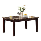 DINING TABLE, FAUX MARBLE 2544-64