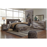 Derekson Panel Bed with 2 Storage Drawers