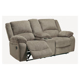 Draycoll Reclining Loveseat with Console