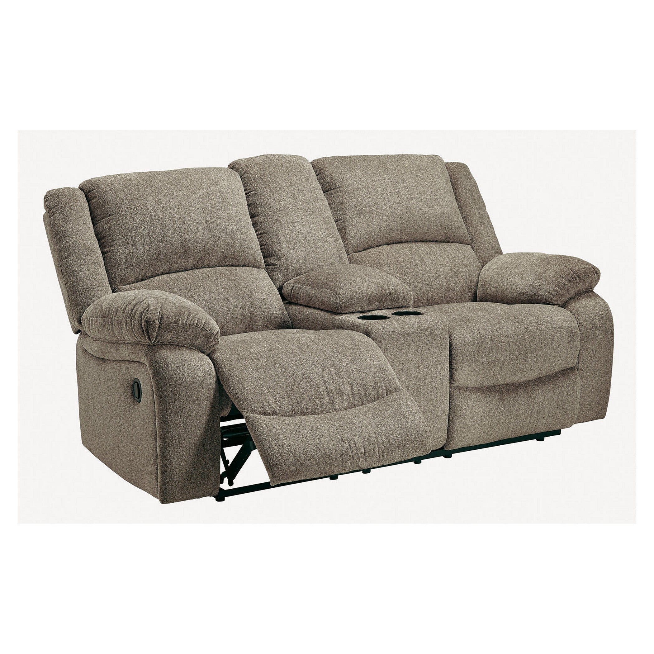 Draycoll Reclining Loveseat with Console