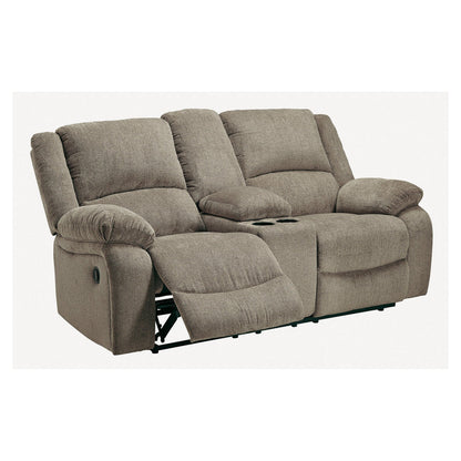 Draycoll Reclining Loveseat with Console