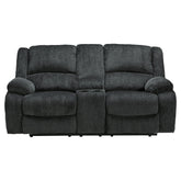 Draycoll Reclining Loveseat with Console