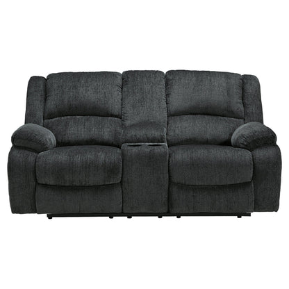 Draycoll Reclining Loveseat with Console
