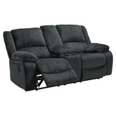 Draycoll Reclining Loveseat with Console