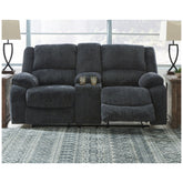 Draycoll Reclining Loveseat with Console