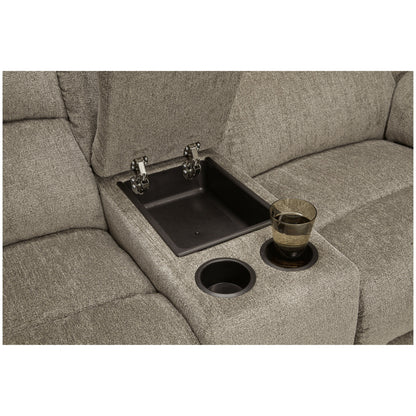 Draycoll Reclining Loveseat with Console