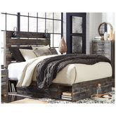 Drystan Panel Bed with 2 Storage Drawers