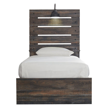 Drystan Panel Bed with 2 Storage Drawers