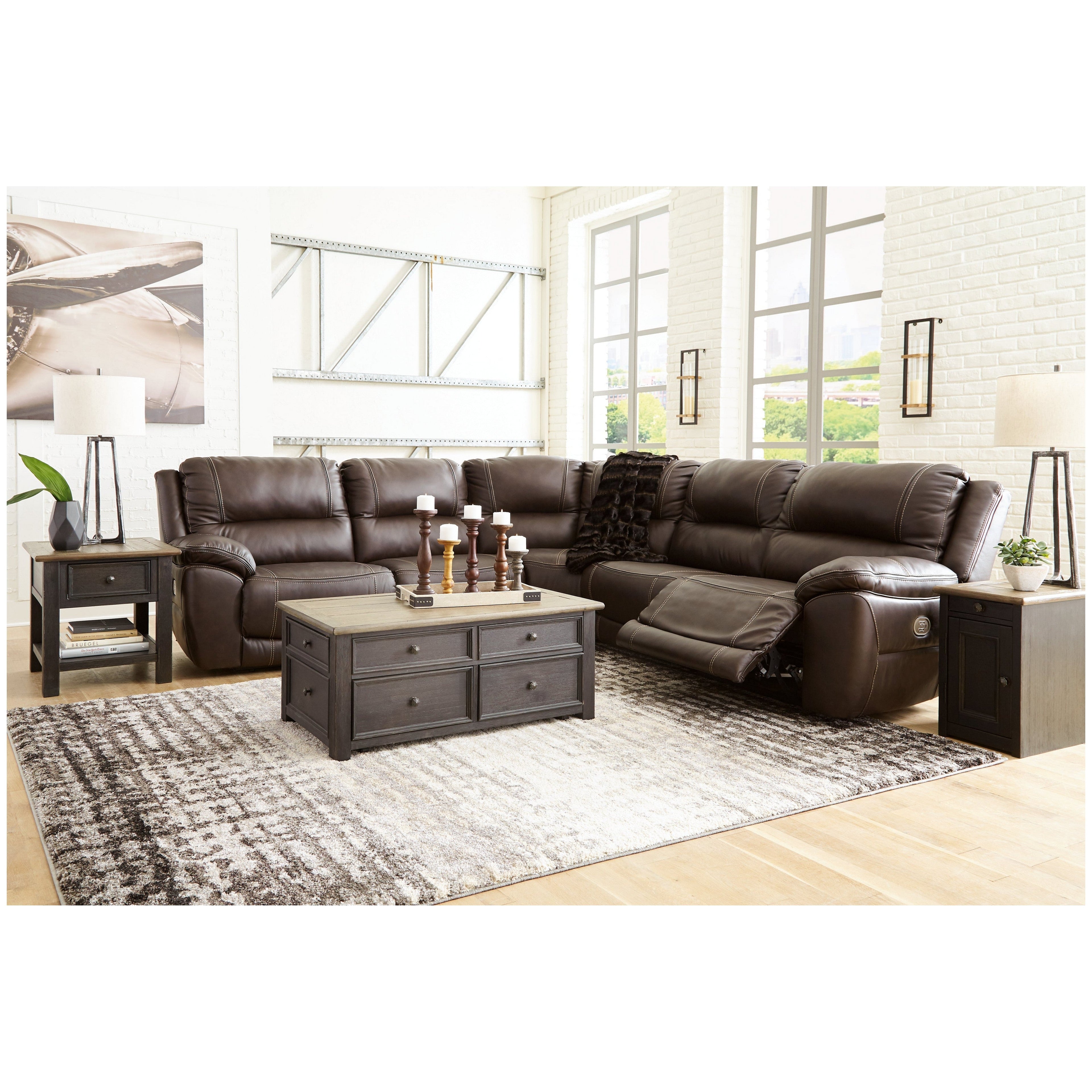 Dunleith 5-Piece Power Reclining Sectional