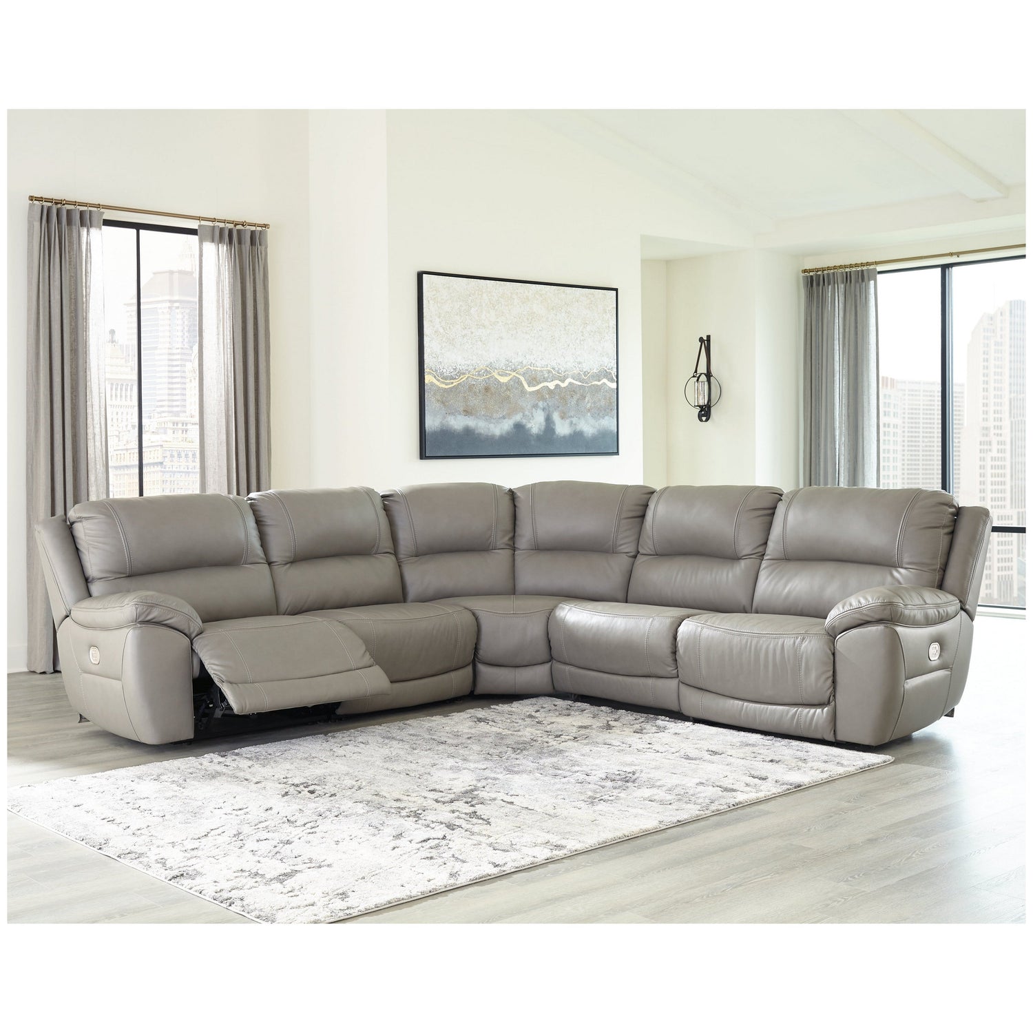 Dunleith 5-Piece Power Reclining Sectional